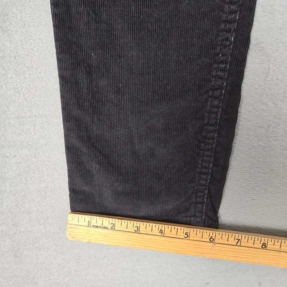 Levis 512 Slim Taper Corduroy Pants Men 30x32 (Fits 30x30) Black 5 Pocket Cotton